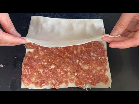 Неимоверная ВКУСОТА из ФАРША ( ХОМКИМА Таджикская САМСА
