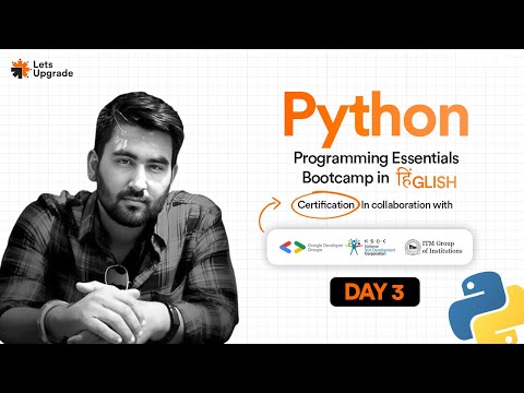 Day 3 | Functions and Project | Python Programming Essentials Bootcamp (3 Days) in Hinglish