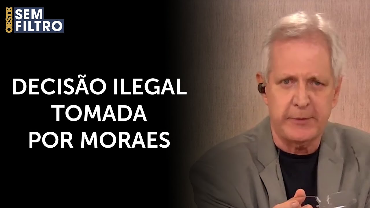 Augusto Nunes: ‘Inquéritos ilegais conduzidos por Moraes precisam acabar’ | #osf