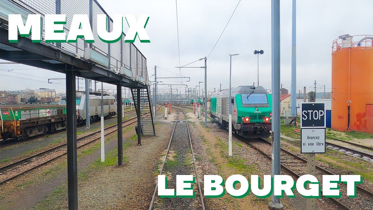 Cabride de MEAUX au triage du BOURGET, circulation difficile en région parisienne