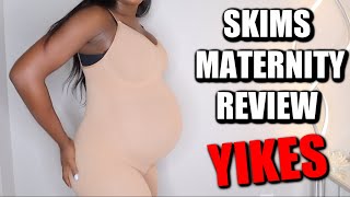 SKIMS MATERNITY REVIEW 9 MONTHS PREGNANT