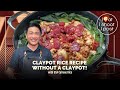 Make claypot rice without a claypot   with usa calrose rice