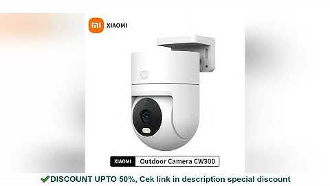 XIAOMI Outdoor Camera CW300 2.5K Full Color Night Vision 4 Million Pixels IP66 Human Tracking