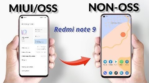 how to Install non oss rom on redmi note 9 | any miui rom to any non oss rom installation | non oss