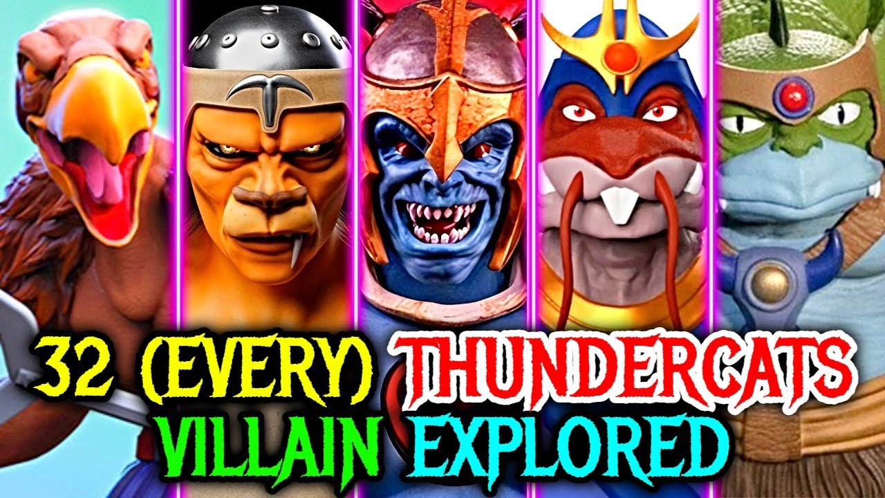 82 (Every) Animalistic & Dangerous Thundercats Villains -  Backstories Explored