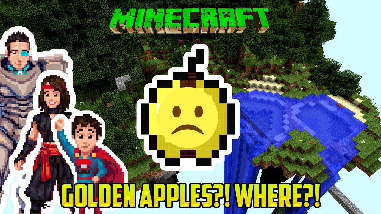 Minecraft: GOLDEN APPLES?! Waka Waka Waka Waka PART 2