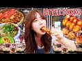 LITTLE TOKYO LA | SUSHI CONVEYOR BELT, SKEWERS, OKONOMIYAKI & ALL YOU CAN EAT KOREAN BBQ FOOD VLOG