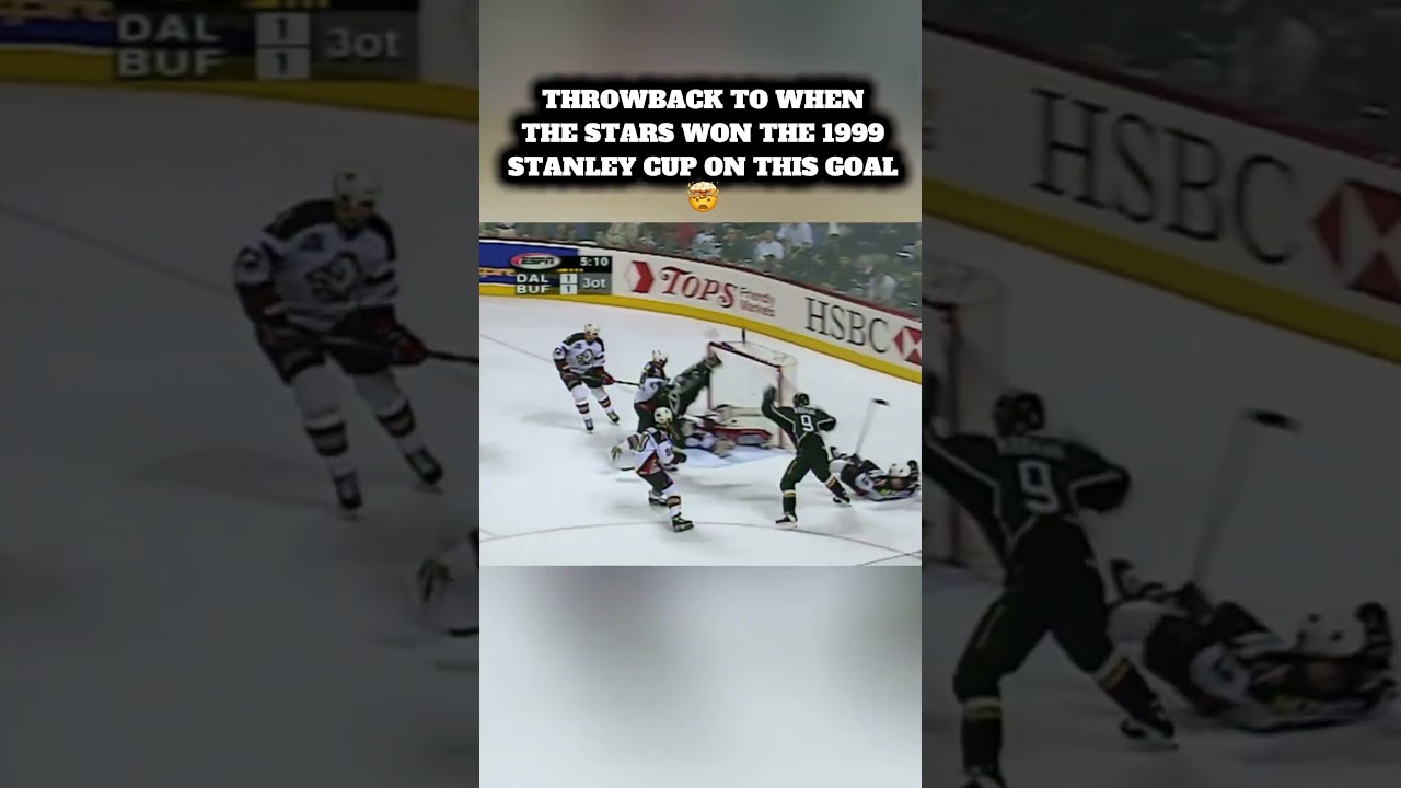 Brett Hull’s Controversial Goal in the 1999 Stanley Cup 😳 