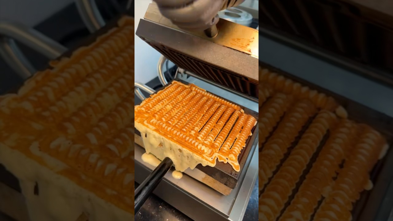 These DESSERT WAFFLE FRIES from Crepe House in NYC are 🔥🔥! #DEVOURPOWER
