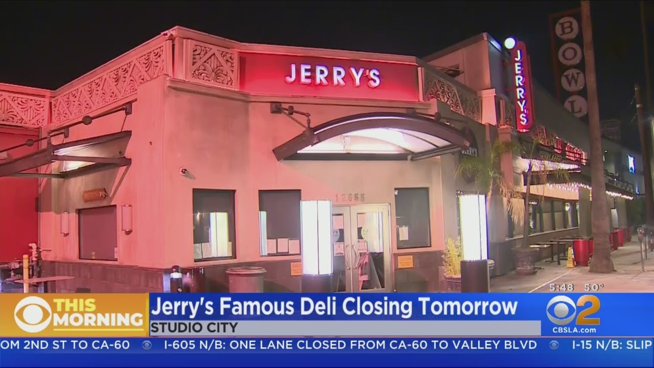 Iconic Jerry’s Famous Deli In Studio City To Close YouTube