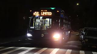 (FINAL Q58 LTD TRIP) MTA NYCT #7751 on the Q58 Limited to Ridgewood Term at Forest Av M Train Sta