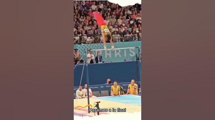 "¡Ángel Barajas a la Final Olímpica en Barra Fija!"  #juegosolímpicos