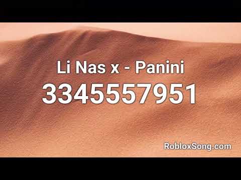 Lil Nas X Panini Roblox Id Song Youtube - panini roblox music id