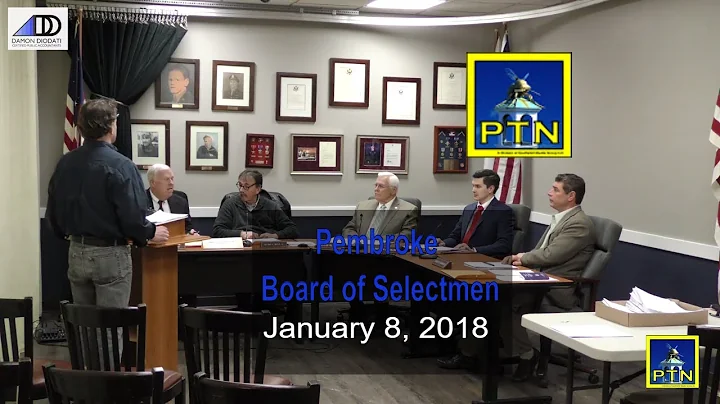 Pembroke Board of Selectmen January 8, 2017