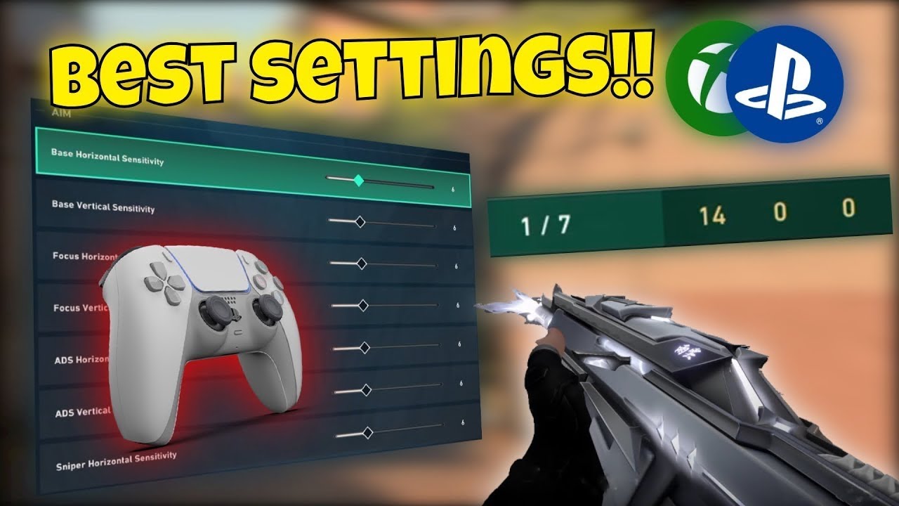 Best Controller Settings For Aim & Movement Valorant Console YouTube