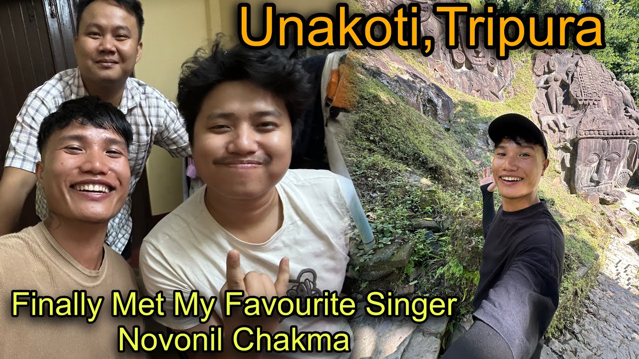 Finally Met My Favourite Singer @NovonilChakma in Tripura❤️ || First Visit To Unakoti🙏