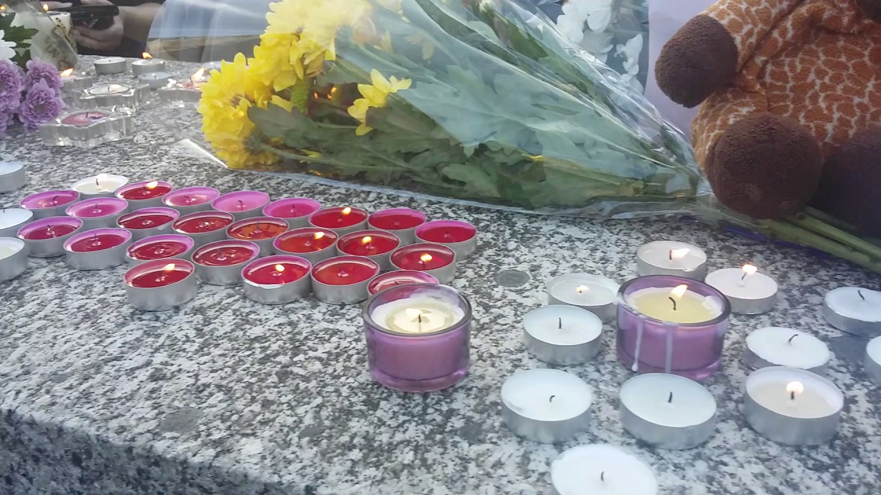 Vigil in Rochdale Memorial Gardens