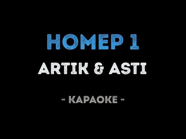 ARTIK & ASTI - Номер 1 (Караоке) - YouTube