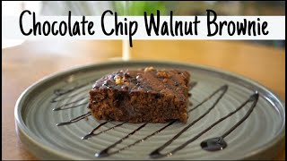 The best chocolate chip walnut brownie ...