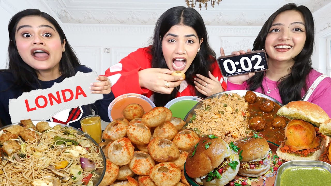 Guess the Jumble Words Food Eating Challenge | Golgappa, Manchurian, Fried Rice, Noodles, Vada Pav 