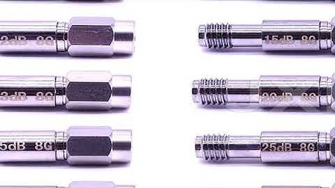 JX SMA Attenuators 2W DC-8GHz Coaxial Fixed Attenuators 1dBi 3dBi 5dBi 10dBi 20dBi 30dBi 50dBi 60dBi