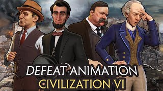 ALL 67 LEADERS DEFEATED DIALOGUE QUOTE & ANIMATION COMPILATION  CIVILIZATION VI (ORDER BY LEADER)