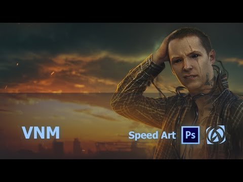 VNM / Making of photomanipulation in Photoshop / Photo editing