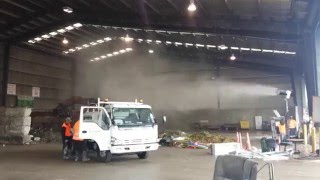 Transfer Station Odour and Dust suppression using the SprayStream SS20 Platform