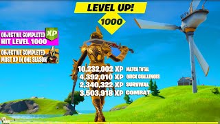 UNLOCKING LEVEL 1000 IN CHAPTER 2 SEASON 3! (IS IT POSSIBLE?) / Fortnite Battle Royale!