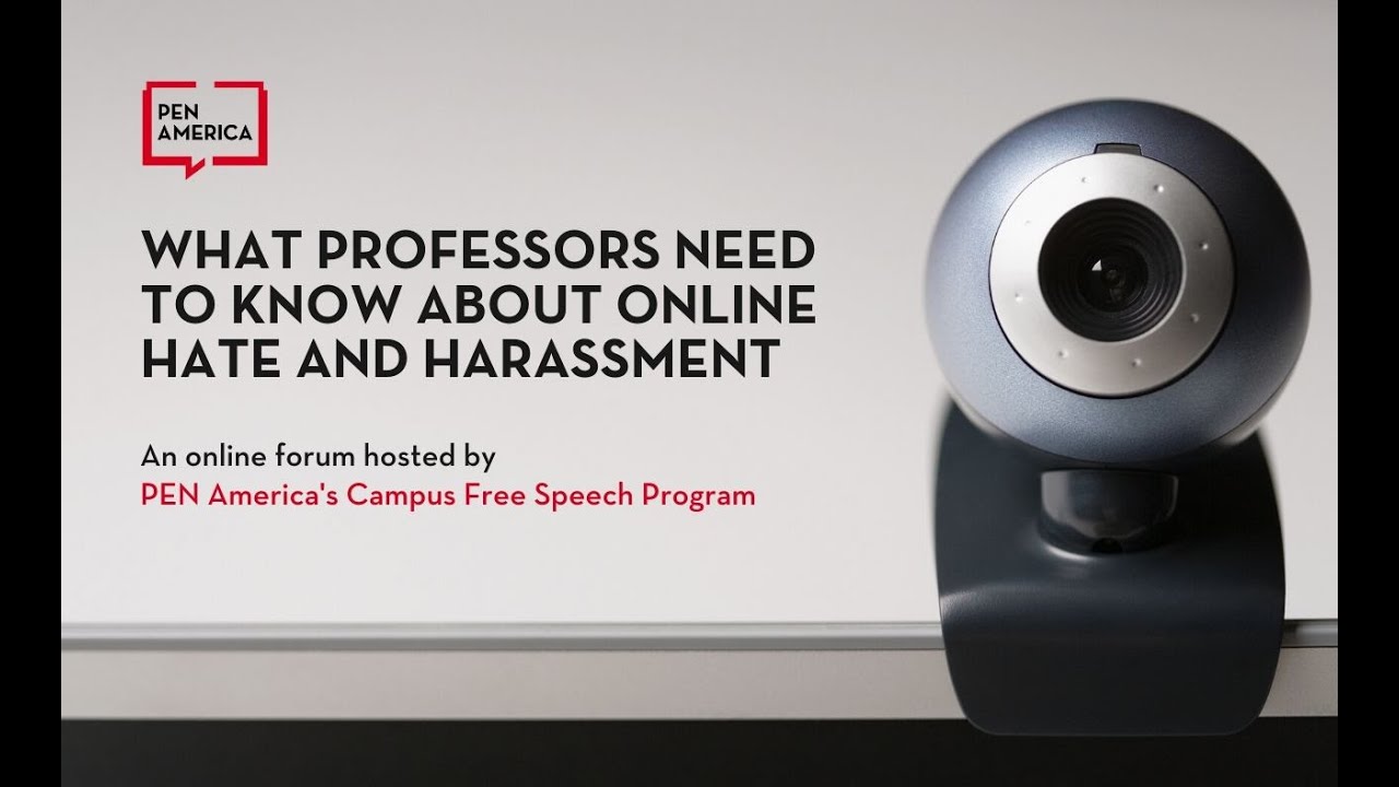 [WEBINAR] What Professors Need to Know about Online Hate and Harassment