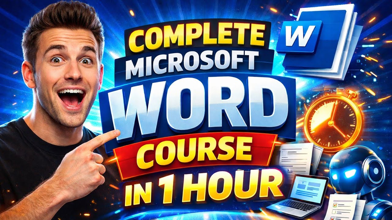 Microsoft Word, Excel & PowerPoint Tutorial for Beginners | Full ...