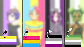 🏳️‍🌈 Drawing pride flags as character designs  part 2🏳️‍🌈