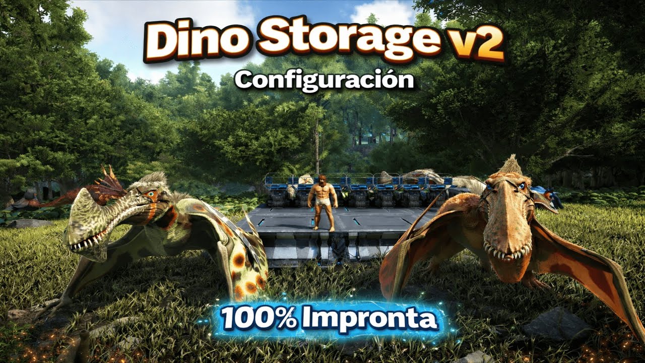 Logra el 100% de impronta y cría más rápido con DIno Storage| ARK Survival Evolved 2025 | 