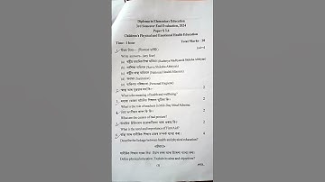 #D.el.ed 3rd sem end evaluation 2024 #papers3.6 #darrangdiet #deled #rb