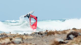 Windsurfing - Adam Warchol - big swell x surfing style!