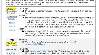 Grade 3 Remote Learning Day 4