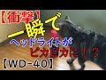 【衝撃】一瞬でヘッドライトがピカピカに!!【WD-40】