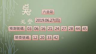 六合彩 1080627 中1碼