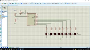 Secuencia de led  en Microcode Studio