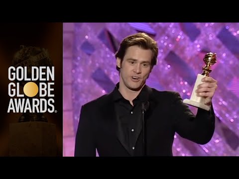Jim Carrey Wins Best Actor Motion Picture Musical or Comedy - Golden Globes 2000