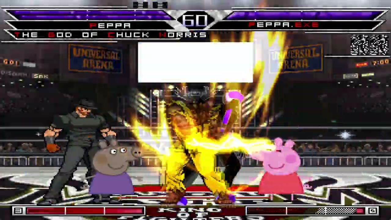 KOF MUGEN Tag P Pig T G of C Norris G Rare Akuma W of Hades vs Wallace Gromit Peppa.EXE N S Alicorn