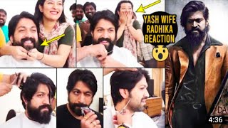 Rocking Star Yash Finally Removing Beard After KGF 2 Release | Radhika Pandit | uploaded by New Buzz