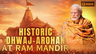LIVE: Historic Dhwaj-Arohan at Ram Mandir | PM Modi’s Flag Hoisting Ceremony in Ayodhya