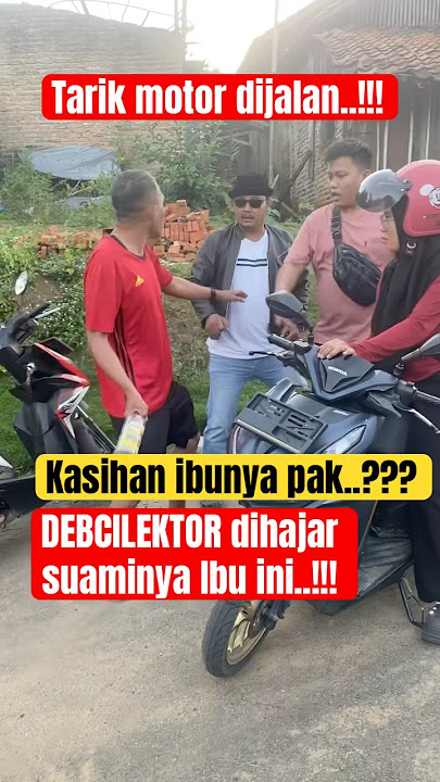 This woman's husband broke a coconut. DIBCILOKTOR took a motorbike on the road #bangrenggochannel