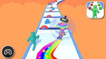 Rope Man Run - Gameplay Walkthrough Part 16 - Puzzle Game Levels 169-172 (iOS, Android)