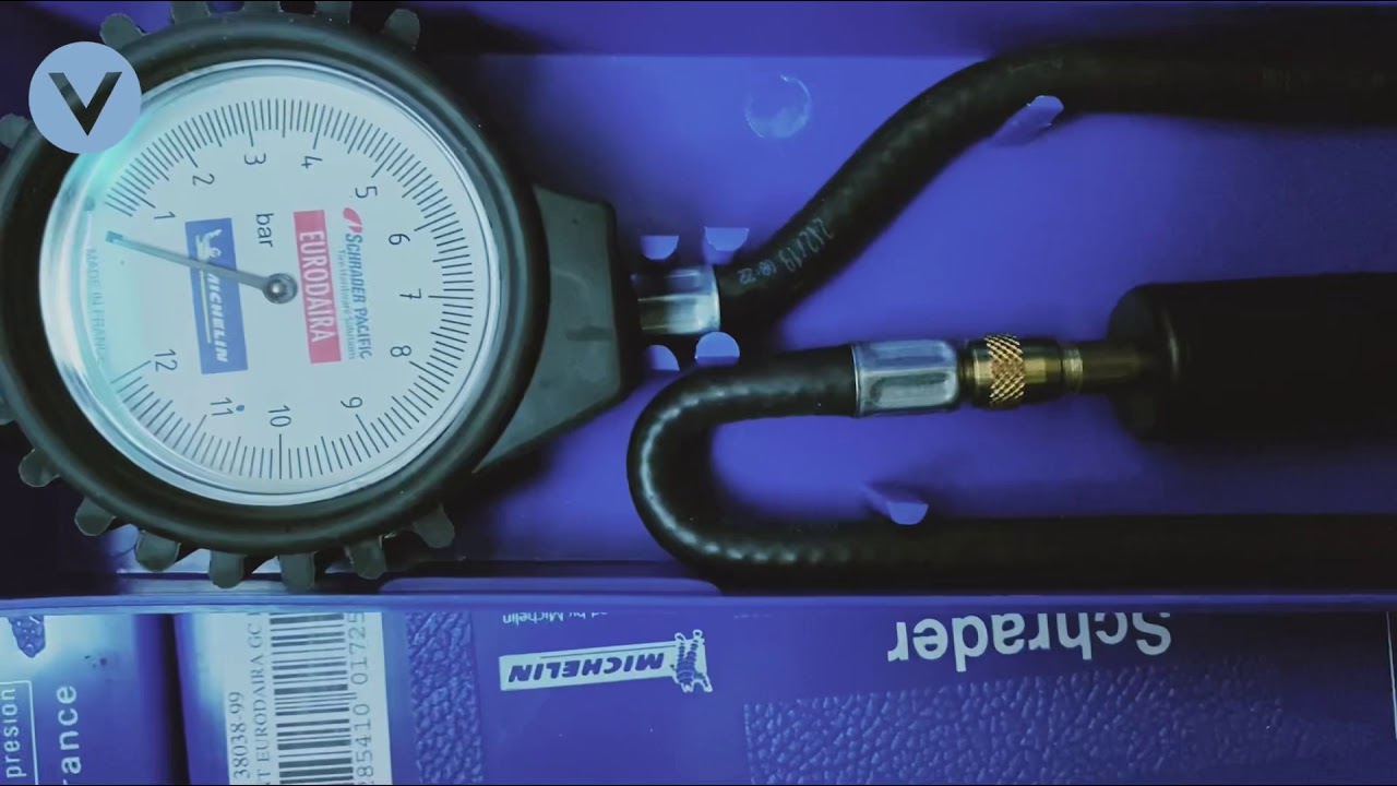 Манометр Schrader 38-038 с двойным наконечником