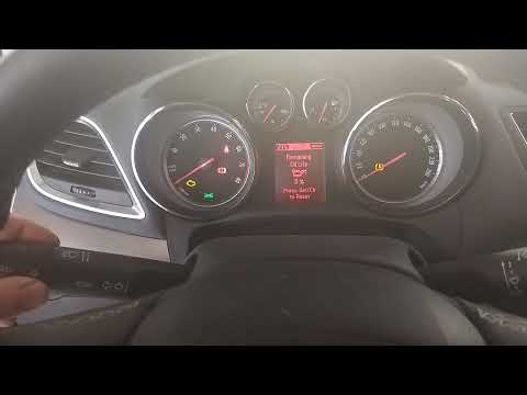 Opel Mokka сброс сервисного обслуживания. Oil service reset
