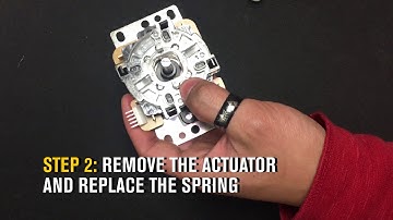 How to replace a spring.  In Sanwa Denshi JLF Joystick