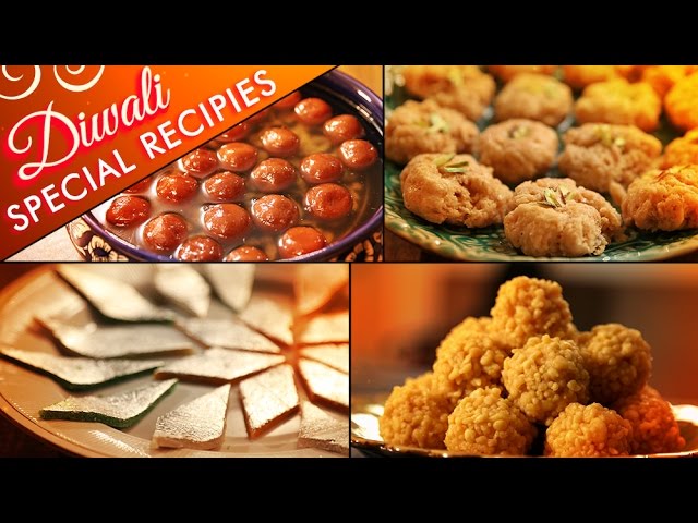 Diwali Special Dessert Recipes | Indian Sweets | Recipes by Archana | Ruchkar Mejwani