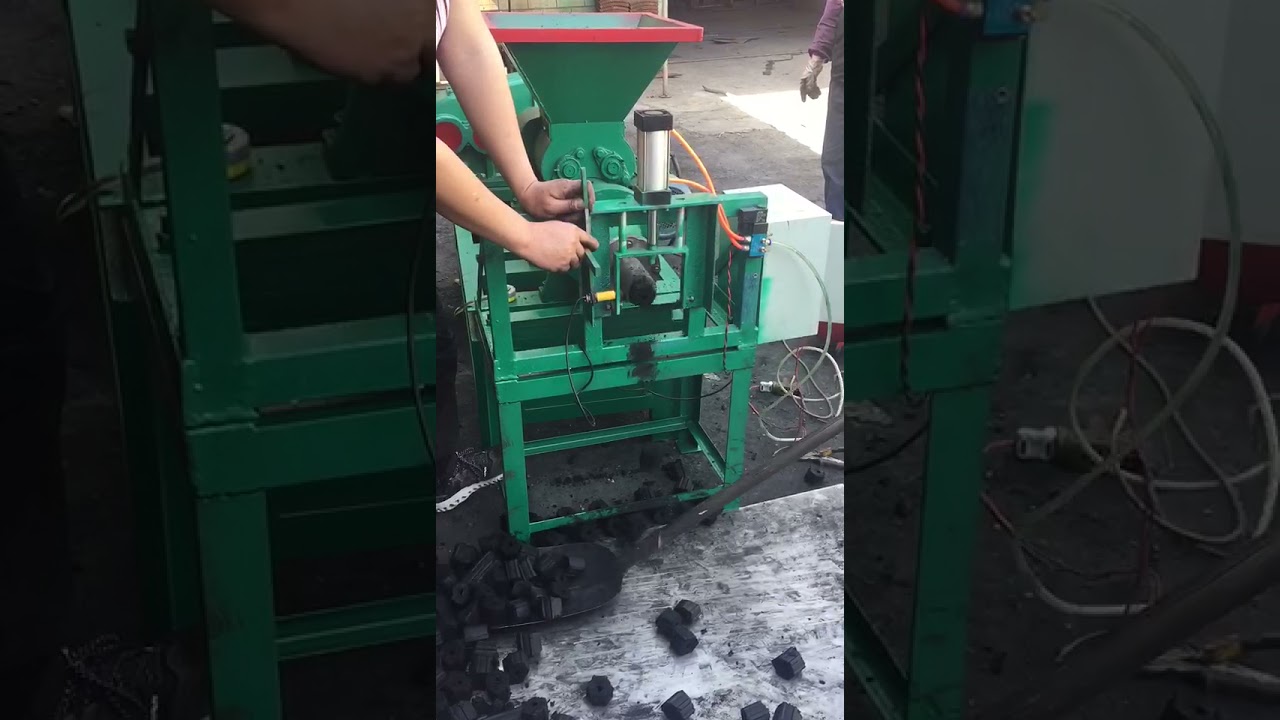 BBQ shisha charcoal briquette extruder machine